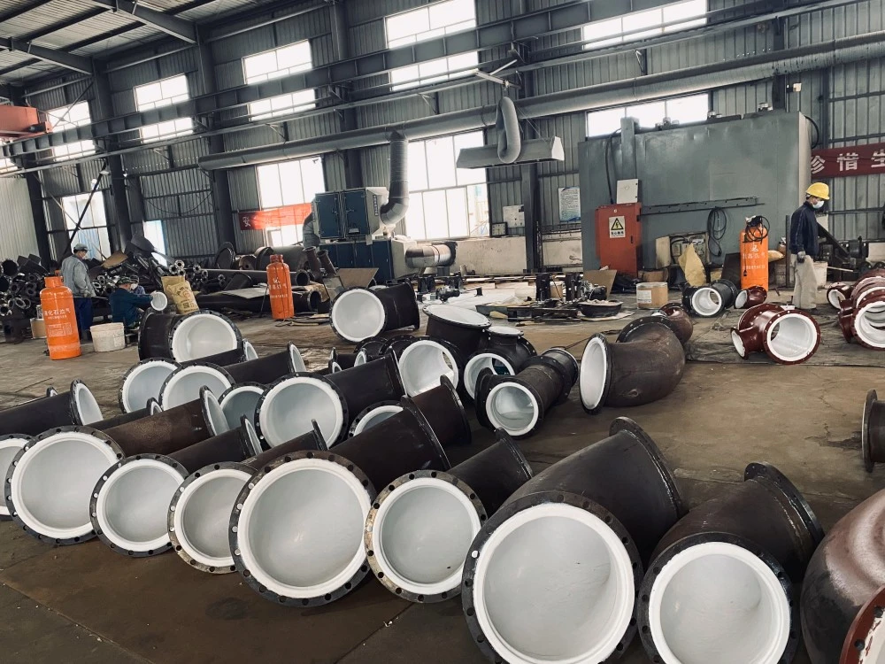 Ptfe Lined Chemical Medium Transfer Elbow