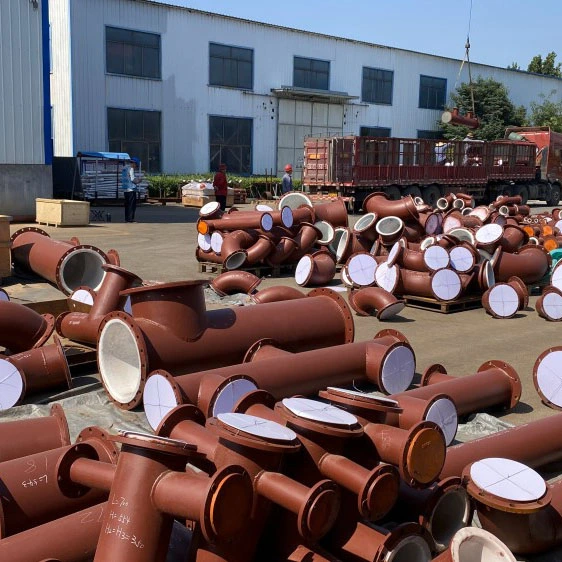 Siku Paip Proses Perindustrian Berbaris PTFE